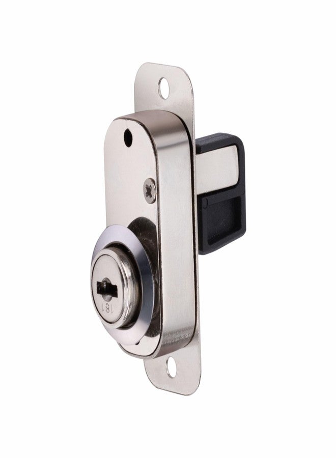 Kunal قفل كونال للأثاث | قفل خزانة متعدد الاستخدامات | مفتاحان | للخزائن والأدراج والدواليب والأثاث الخشبي | لون فضي | مناسب للألواح حتى سمك 25 مم | ضمان 6 أشهر - Image 5